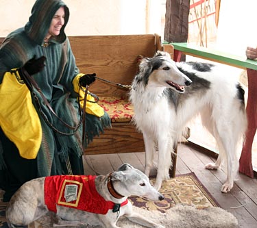 Mom, Sergei, and Peaches